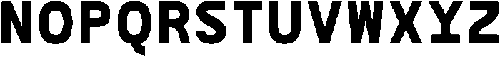 Bogita Mono Black otf (900) Font UPPERCASE