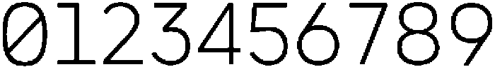 Bogita Mono Light otf (300) Font OTHER CHARS