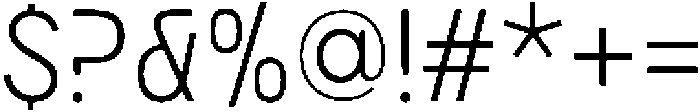 Bogita Mono Light otf (300) Font OTHER CHARS