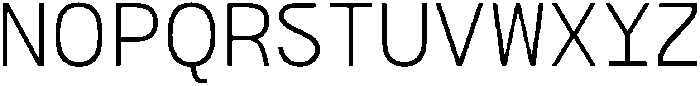 Bogita Mono Light otf (300) Font UPPERCASE