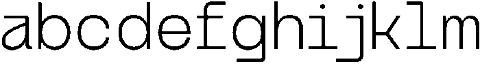 Bogita Mono Light otf (300) FONT