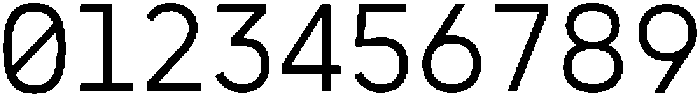 Bogita Mono Regular otf (400) Font OTHER CHARS