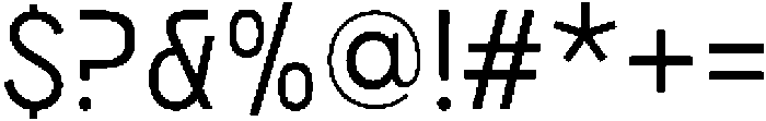 Bogita Mono Regular otf (400) Font OTHER CHARS