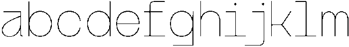Bogita Mono Thin otf (100) FONT