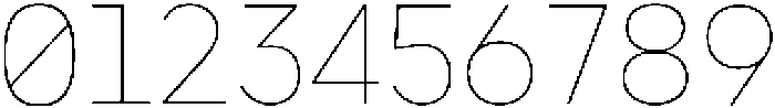 Bogita Mono Thin ttf (100) Font OTHER CHARS