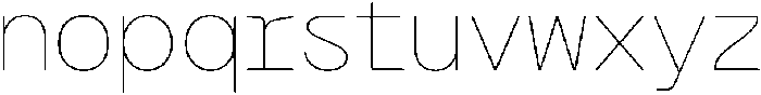 Bogita Mono Thin ttf (100) Font LOWERCASE
