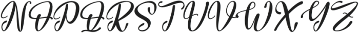 Bogitha Italic Italic otf (400) Font UPPERCASE