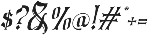 Bogurtlen Italic otf (400) Font OTHER CHARS