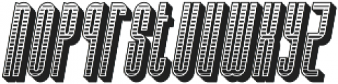 Bohema Uppercase Regular Combo Italic otf (400) Font UPPERCASE