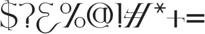 Bohemia-Regular otf (400) Font OTHER CHARS