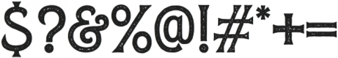 Bohemian Hunter Regular Stamp otf (400) Font OTHER CHARS