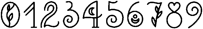 Bohemian Regular otf (400) Font OTHER CHARS
