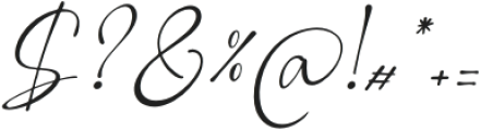 Bohemiya Felmirah Italic otf (400) Font OTHER CHARS