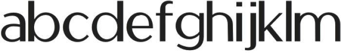 Bohemy Sans Serif Regular otf (400) Font LOWERCASE