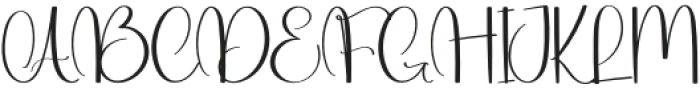 Boho Beauty Regular otf (400) Font UPPERCASE