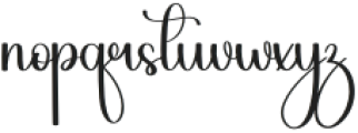 Boho Beauty Regular otf (400) Font LOWERCASE