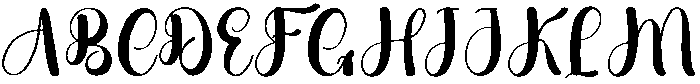 Boho Black Regular otf (900) Font UPPERCASE
