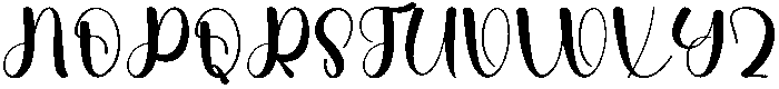 Boho Black Regular otf (900) Font UPPERCASE