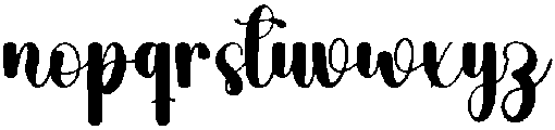 Boho Black Regular otf (900) Font LOWERCASE