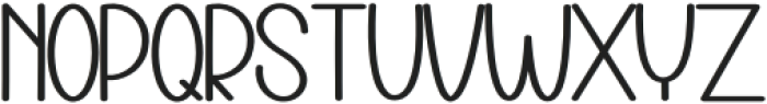Boho Daddy Regular otf (400) Font UPPERCASE