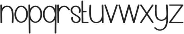 Boho Daddy Regular otf (400) Font LOWERCASE