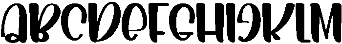 Boho Regular otf (400) Font UPPERCASE