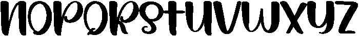 Boho Regular otf (400) Font UPPERCASE