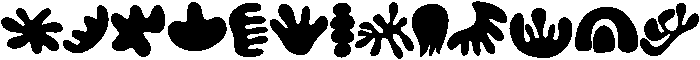 Boho Regular otf (400) Font UPPERCASE