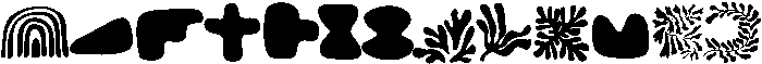 Boho Regular otf (400) Font UPPERCASE