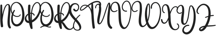 Boho Regular otf (400) Font UPPERCASE