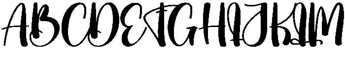Boho Signature Regular otf (400) Font UPPERCASE