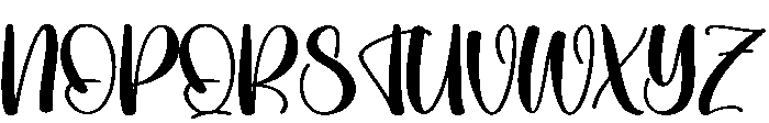 Boho Signature Regular otf (400) Font UPPERCASE