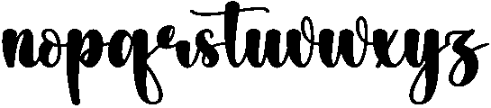 Boho Signature Regular otf (400) Font LOWERCASE