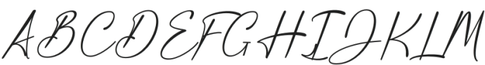 Boho Signature Regular otf (400) Font UPPERCASE