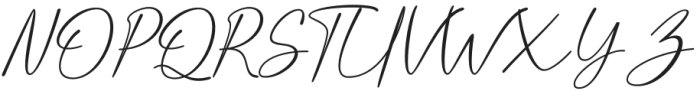 Boho Signature Regular otf (400) Font UPPERCASE