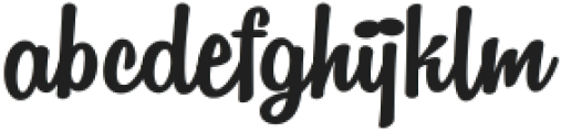 Boho ttf (400) Font LOWERCASE