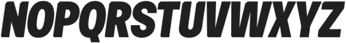 Boilerhaus Oblique otf (400) Font UPPERCASE