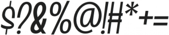 Boismen-Oblique otf (400) Font OTHER CHARS