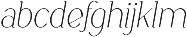 Boketto Italic otf (400) Font LOWERCASE