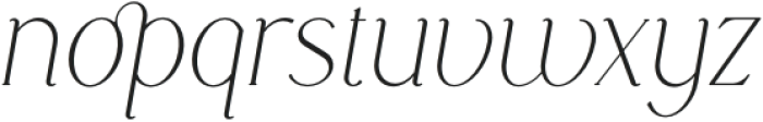 Boketto Italic otf (400) Font LOWERCASE