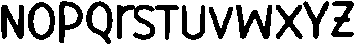 Boki ttf (400) Font LOWERCASE