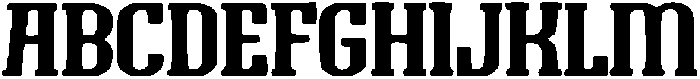 Bold Blackletter Regular otf (700) Font UPPERCASE