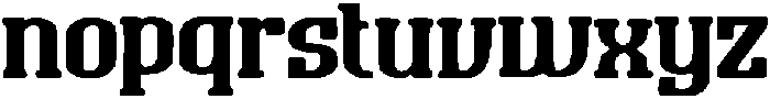 Bold Blackletter Regular otf (700) Font LOWERCASE