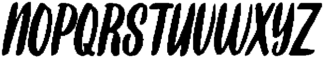 Bold Calligraphy Regular otf (700) Font UPPERCASE