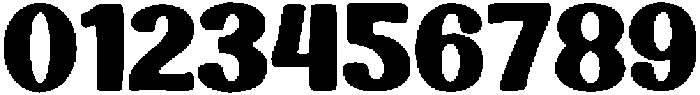 Bold Chunky Regular otf (700) Font OTHER CHARS