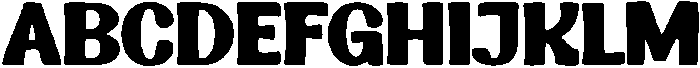 Bold Chunky Regular otf (700) Font
