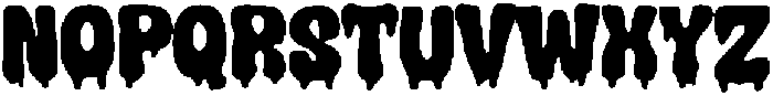 Bold Dripping Regular otf (700) Font UPPERCASE