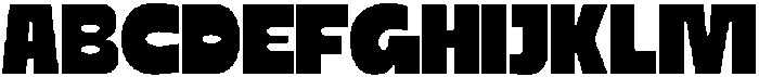 Bold Eater Regular otf (700) Font UPPERCASE