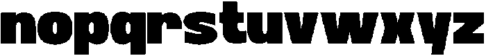 Bold Eater Regular otf (700) Font LOWERCASE