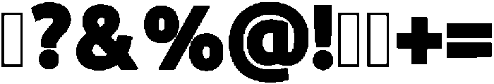 Bold Future Regular otf (700) Font OTHER CHARS